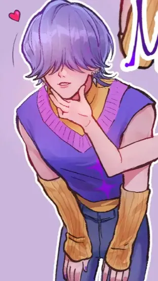 ai character: Mystery￼ saja boy background