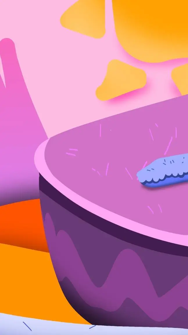 ai character: Animated worldv2 background