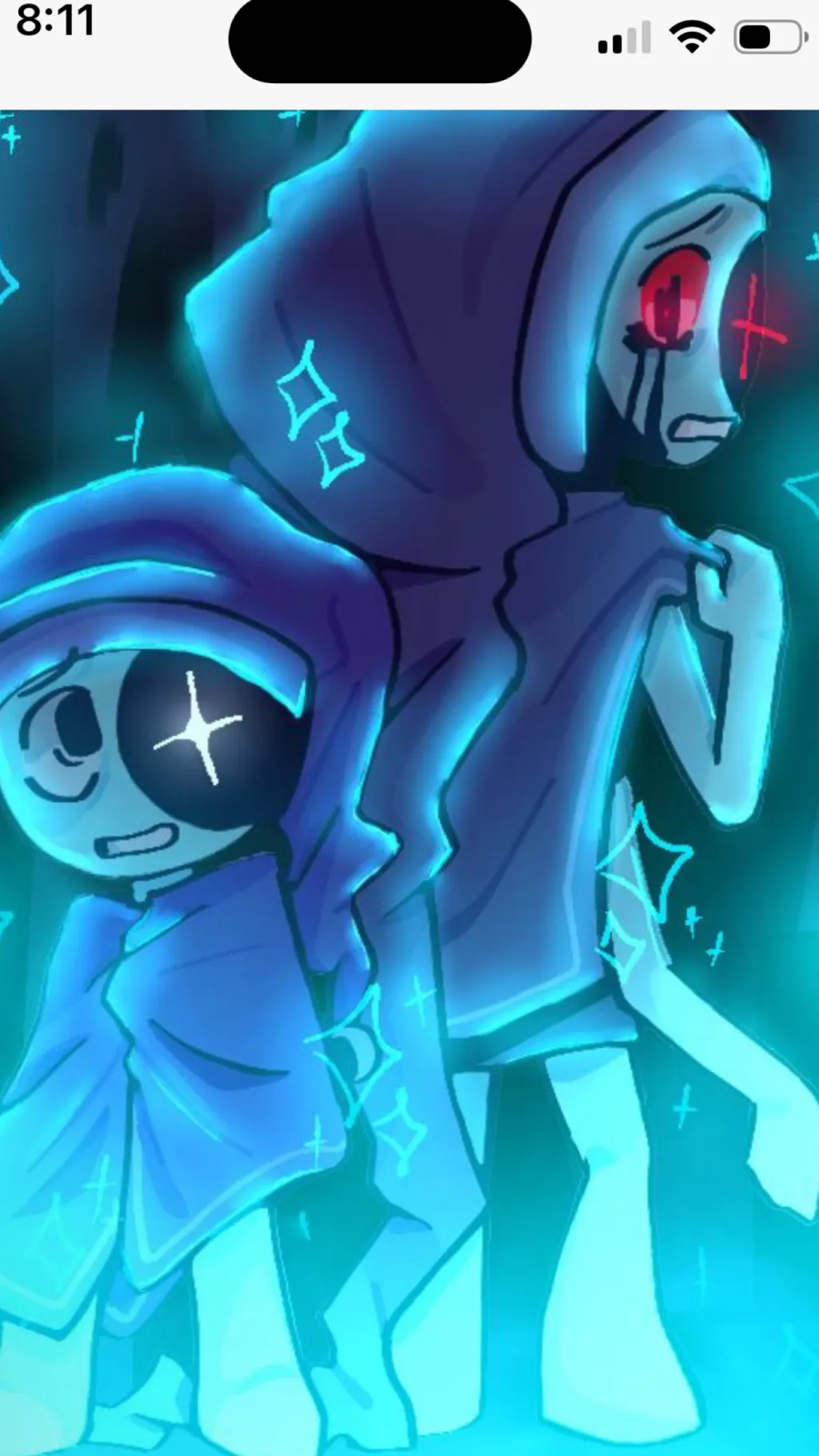 ai character: Dw twisted  background