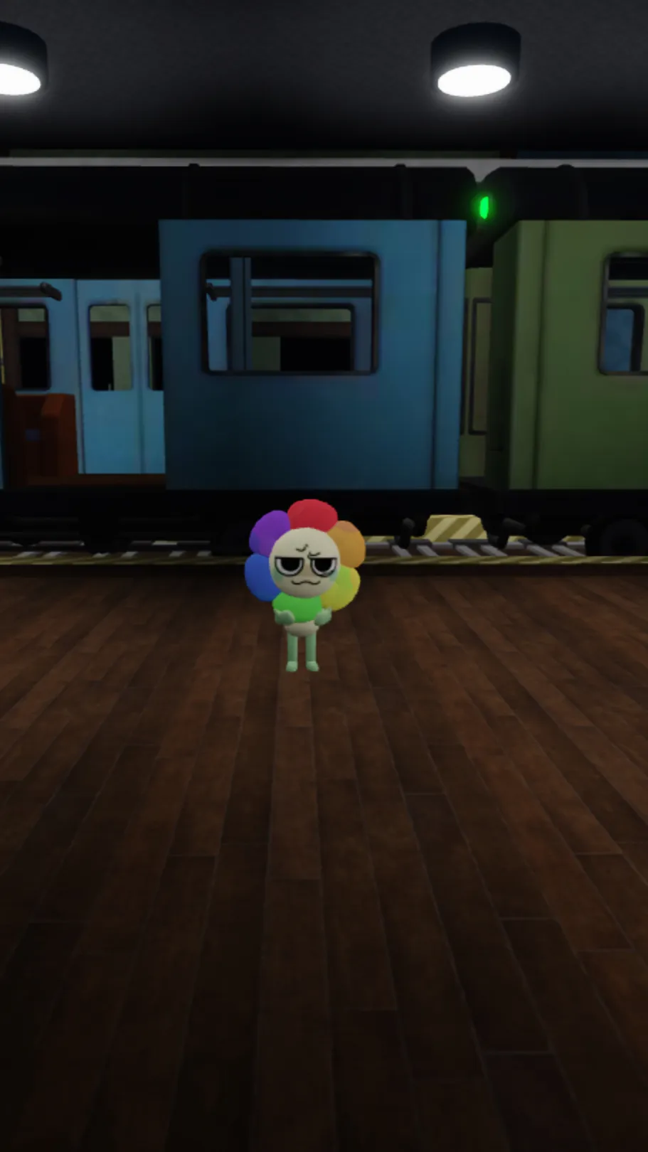 ai character: Spooky train(dw) background