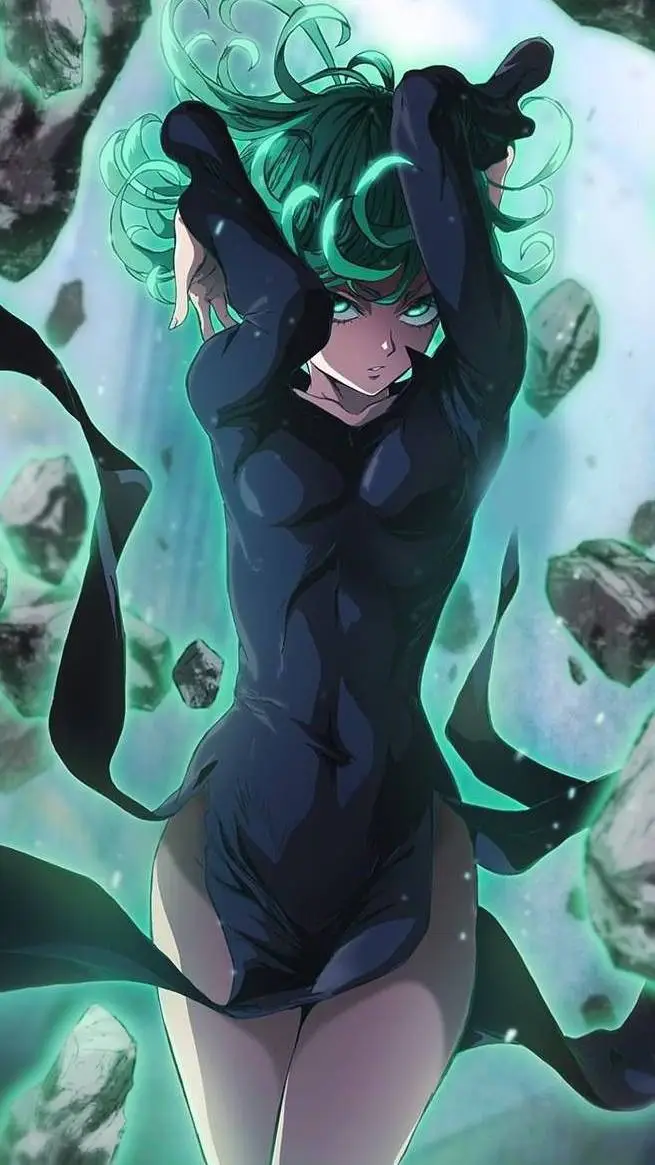 ai character: tatsumaki  background