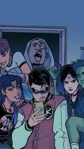 ai character: teen titans  background