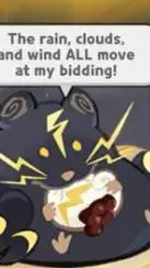 ai character: Thunder ⚡ background