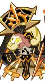 ai character: Timekeeper Cookie background