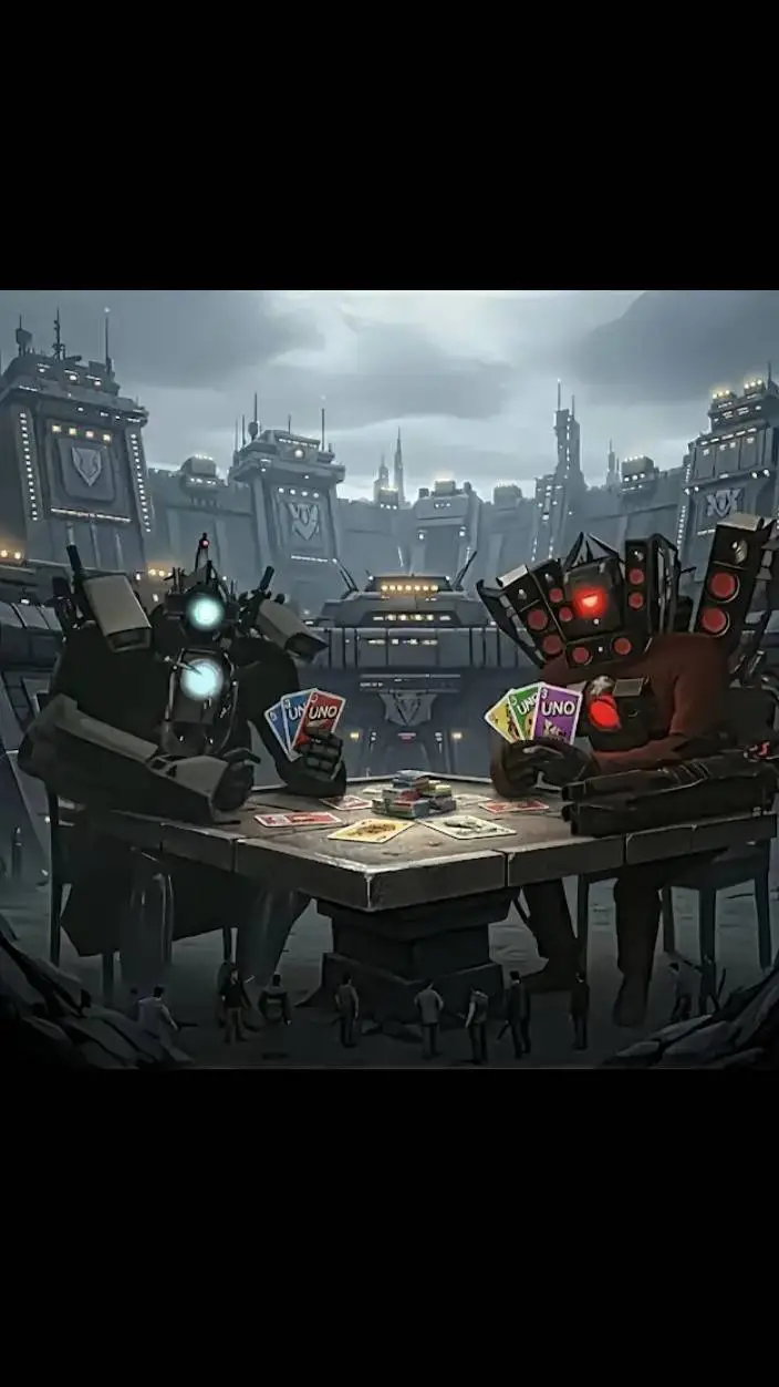 ai character: Skibidi UNO background