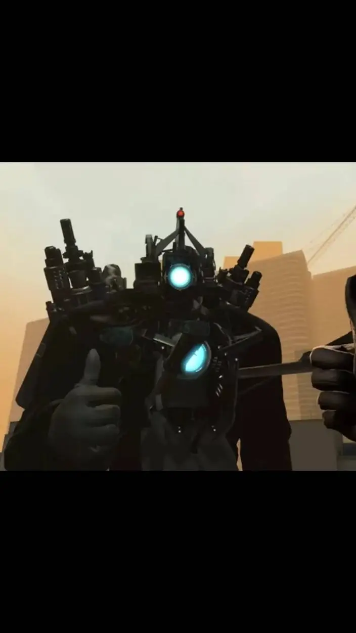 ai character: Titan Cameraman  background