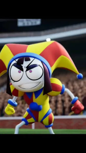 ai character: Evil pomni background