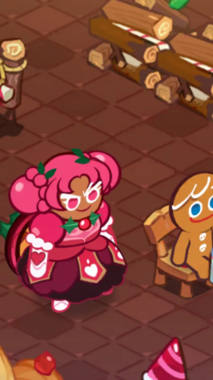 ai character: Holly Barry  background
