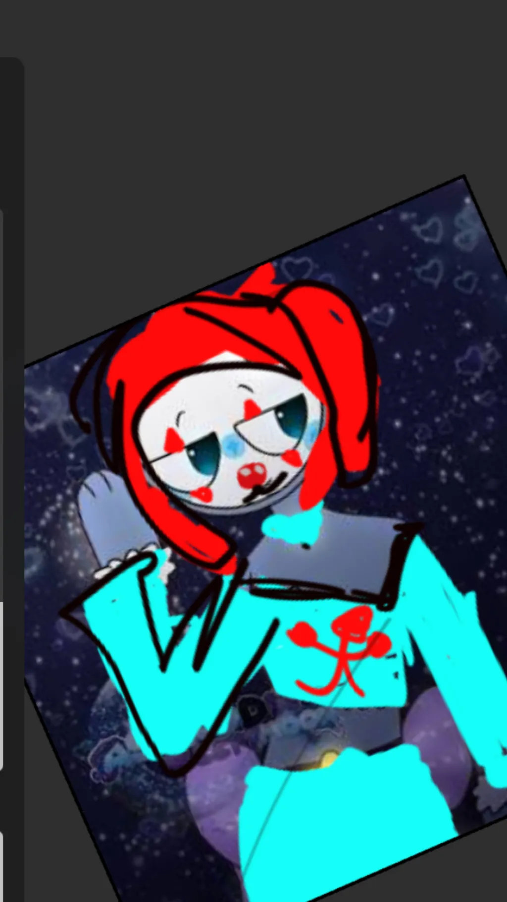 ai character: Dandy s world  background