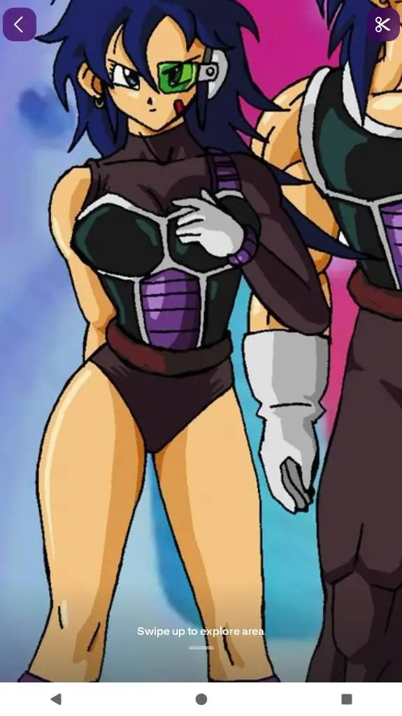 ai character: Female Brocco background