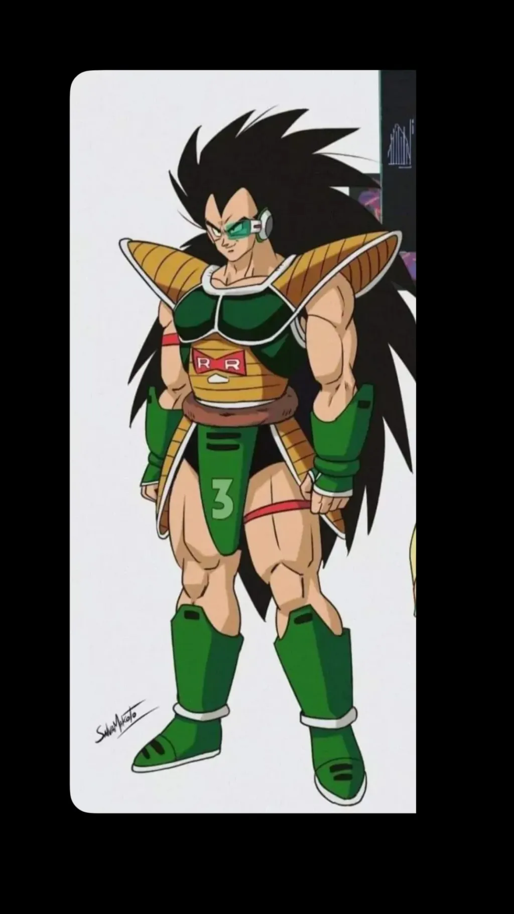 ai character: Raditz  background