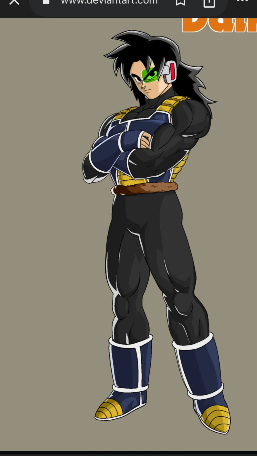 ai character: Daikon  background