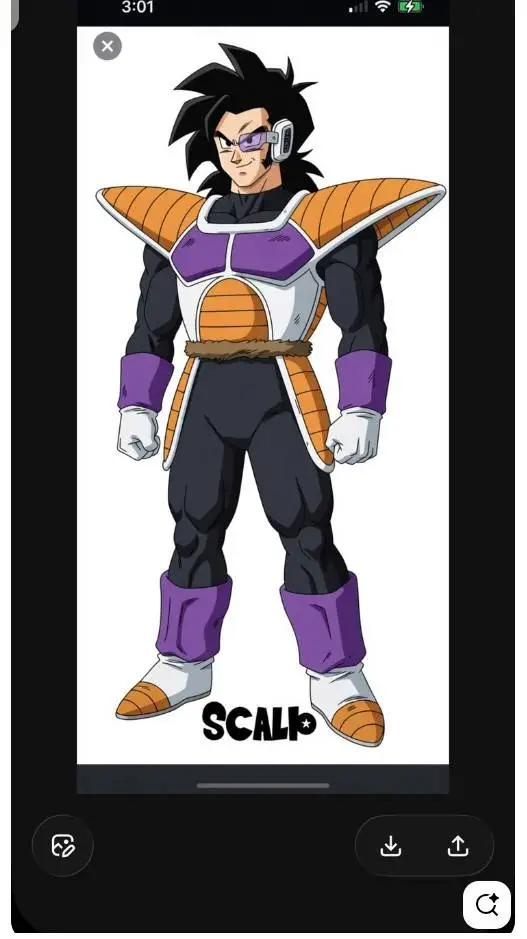 ai character: Scallo  background