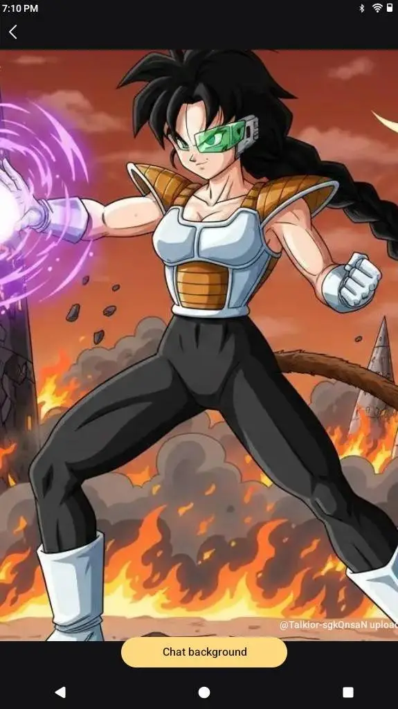 ai character: Rose background