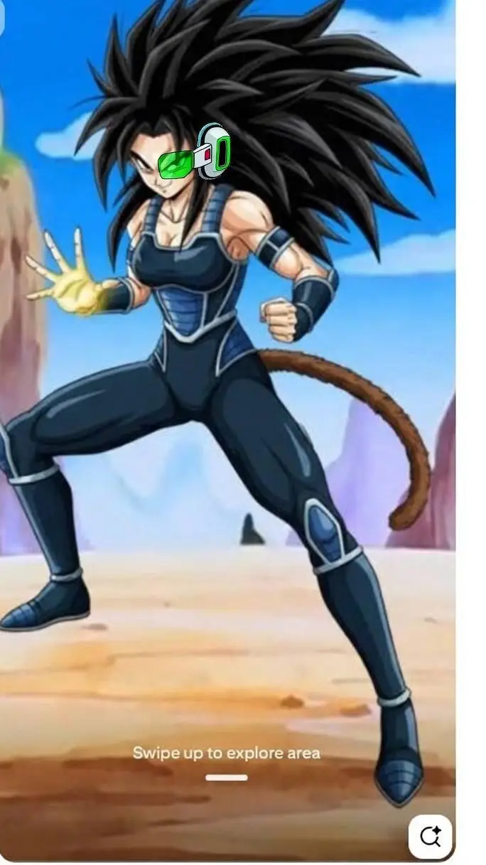ai character: Saiyan  background