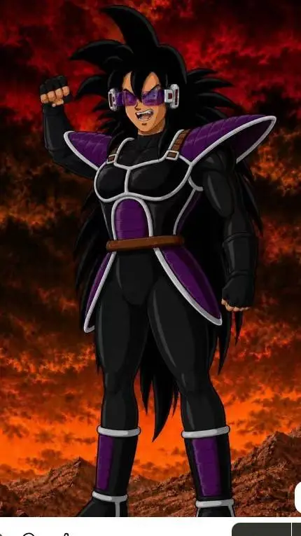ai character: Saiyan  background