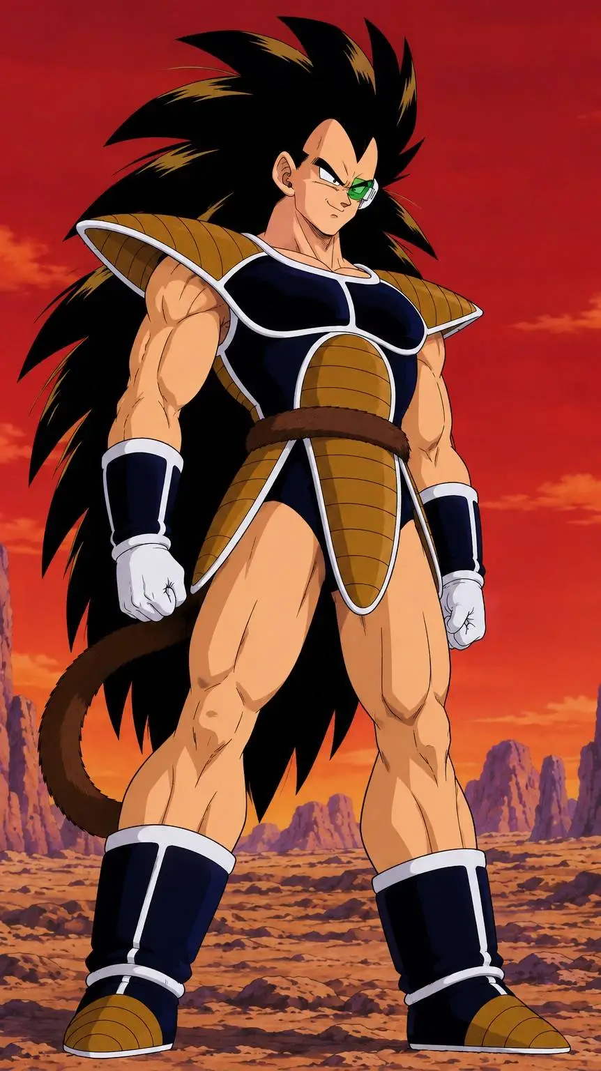 ai character: DBZ AU background