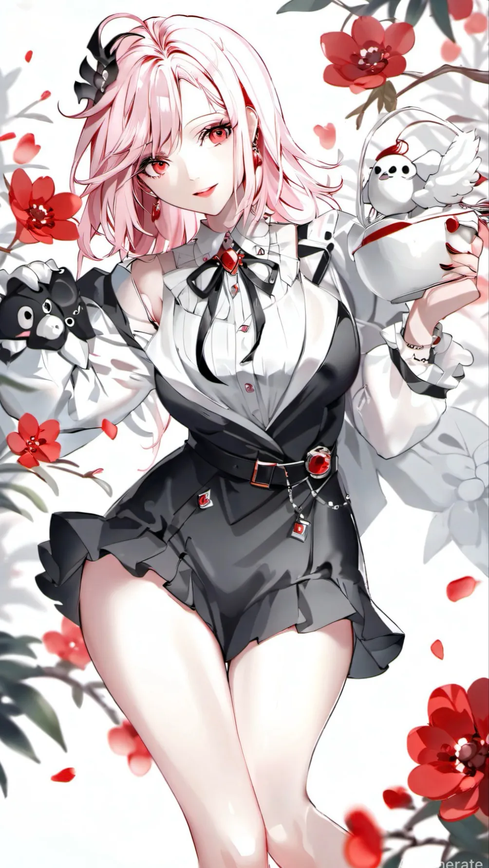 ai character: Festival Queen background