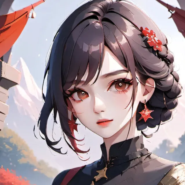 chat with ai character: chocking woman