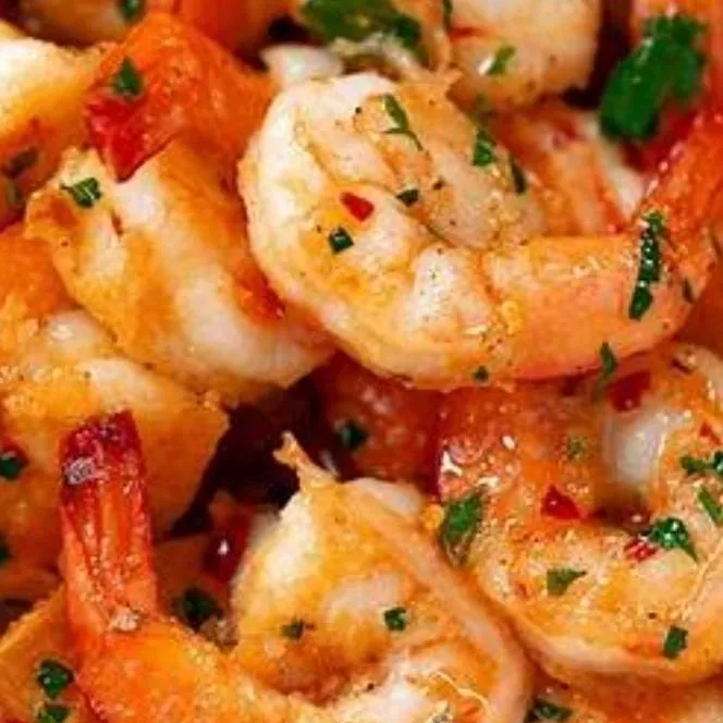 chat with ai character: eating shrimpo-