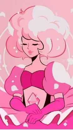 ai character: Pink Diamond background