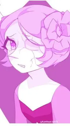 ai character: Pink Pearl background