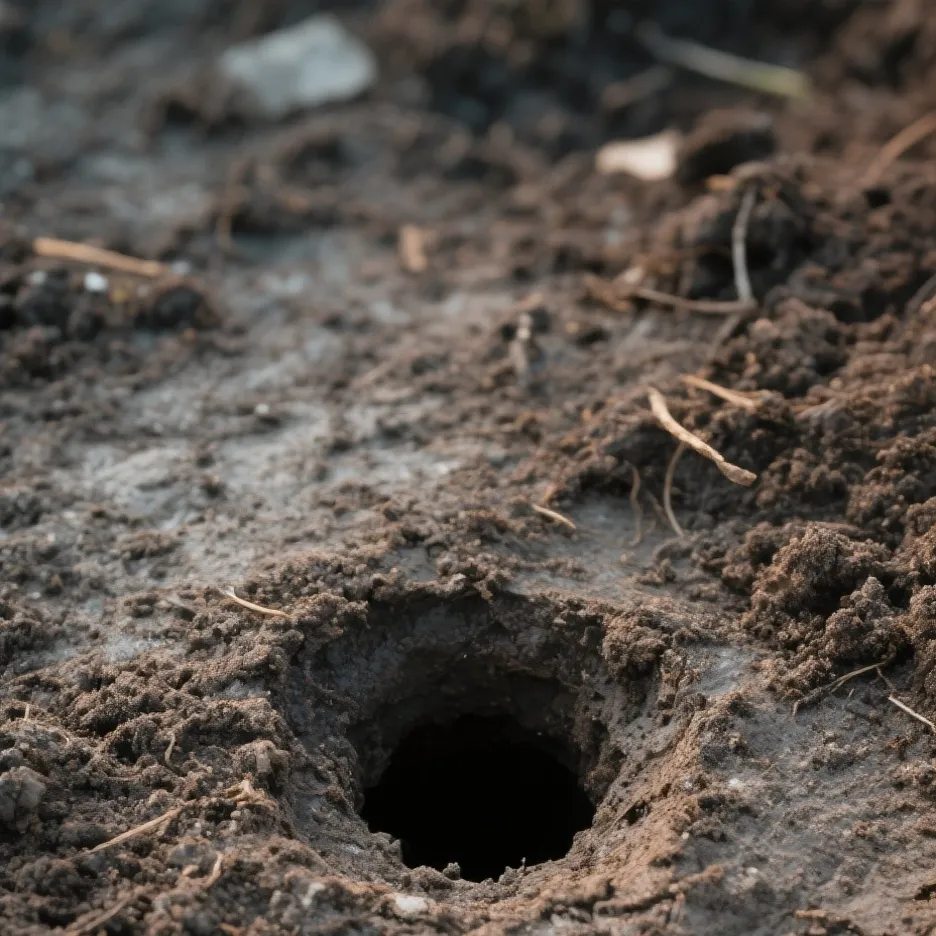 chat with ai character: Hole in the ground