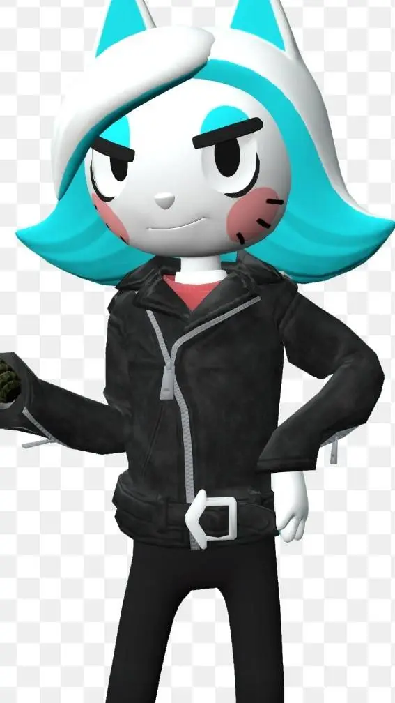 ai character: Kar4 (Karen x Smg4 background