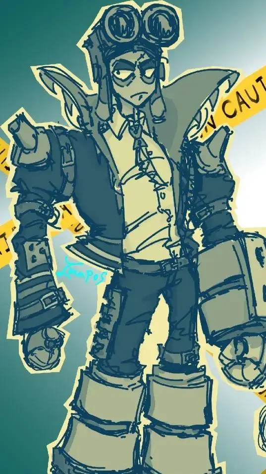 ai character: Illegalbomb background