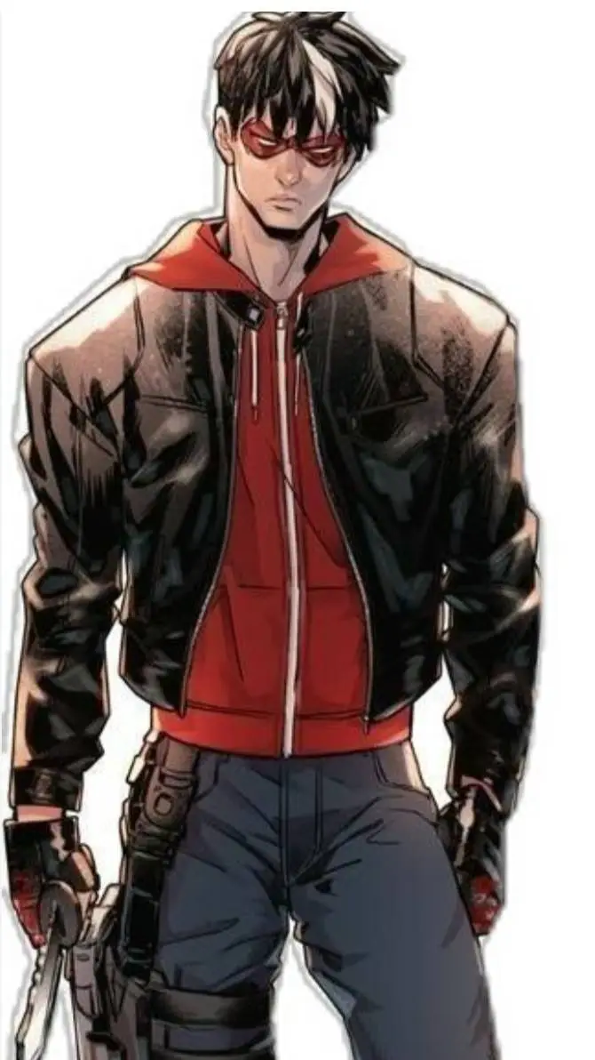 ai character: Jason Todd❤️‍🩹.  background