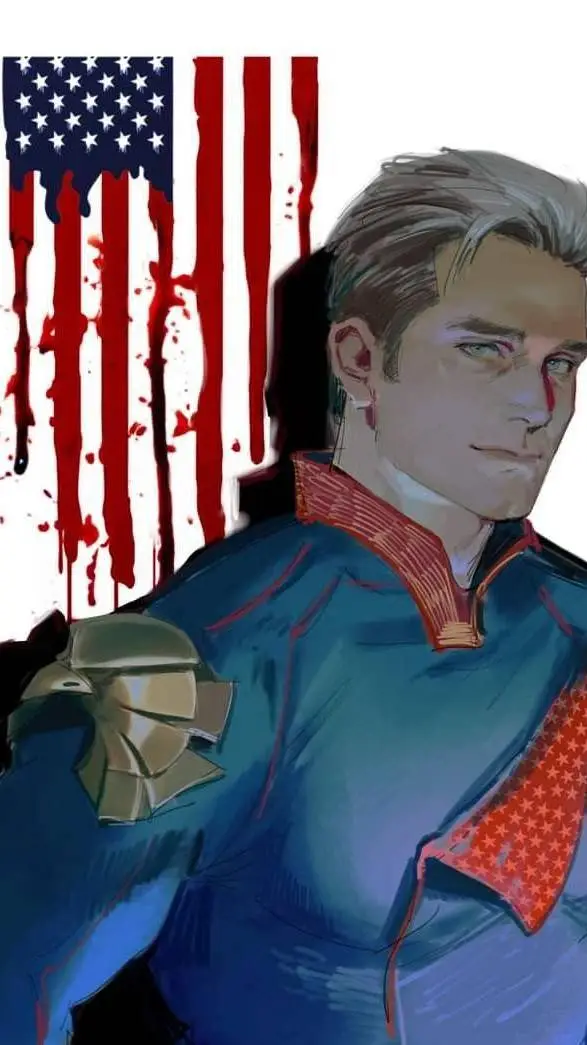 ai character: 🇺🇸Homelander🇺🇸 background
