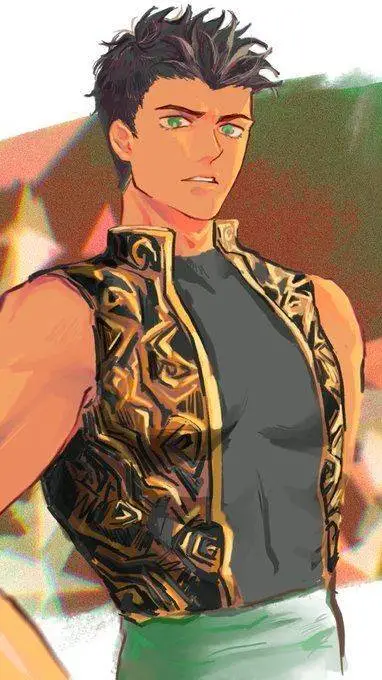 ai character: Damian Al Ghul.  background
