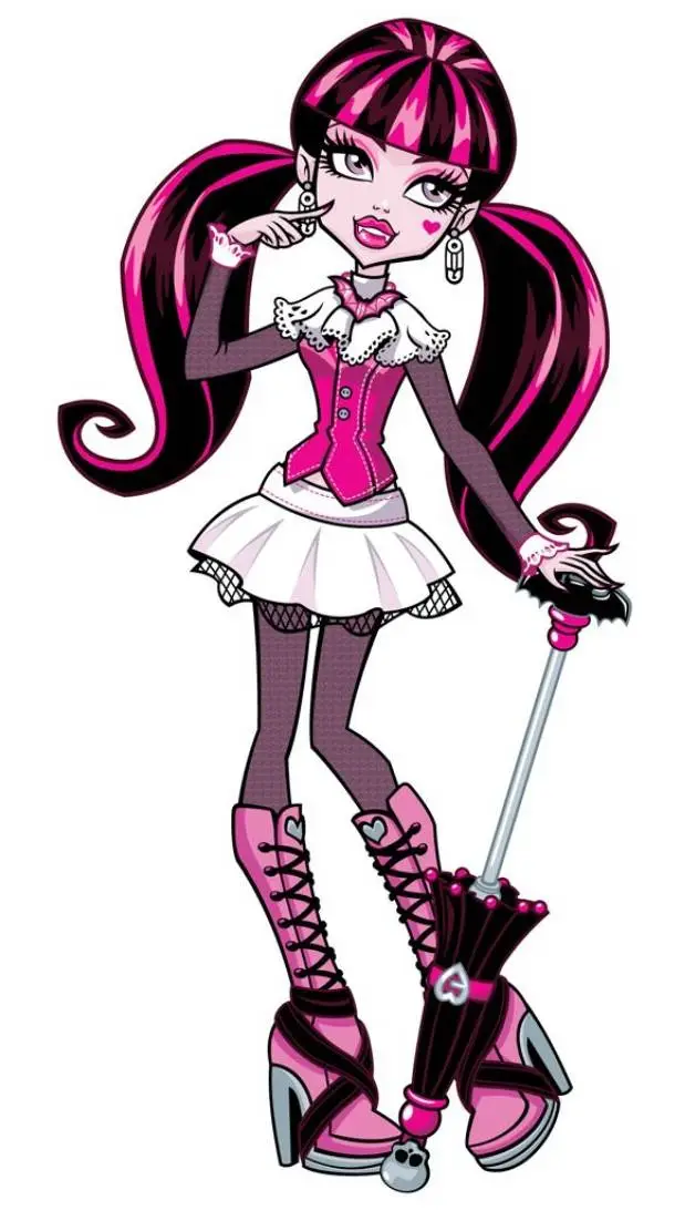 ai character: draculaura background