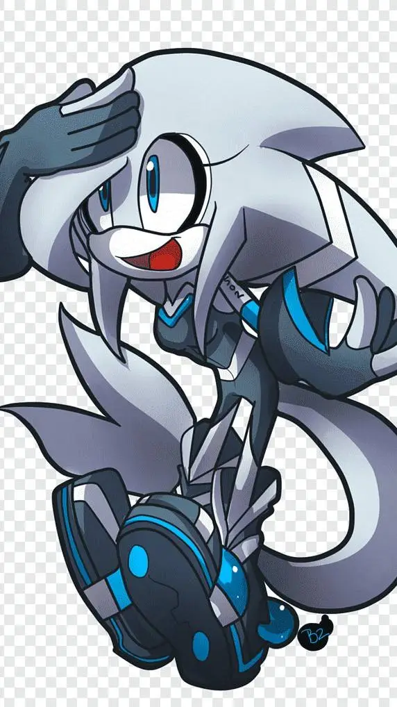 ai character: Sonic beach day background