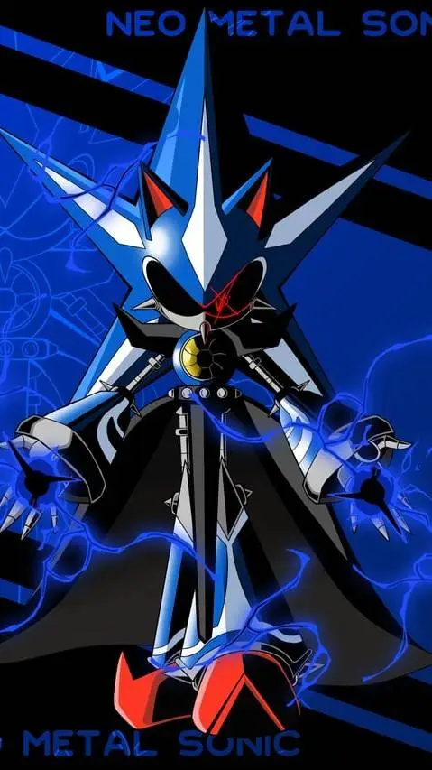 ai character: Neo metal sonic background