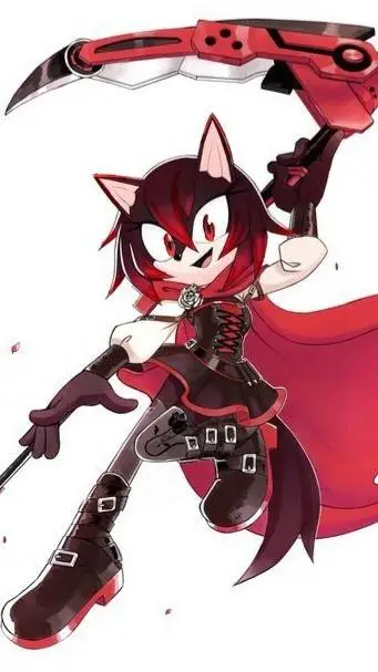 ai character: Sonic Ruby gem background