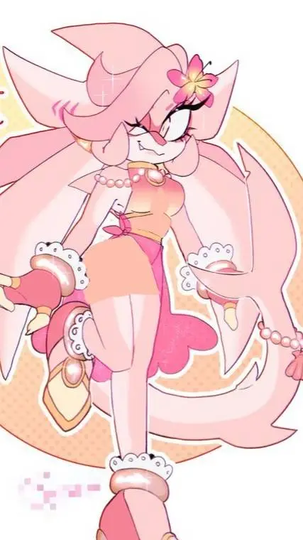 ai character: Sonic beach day background