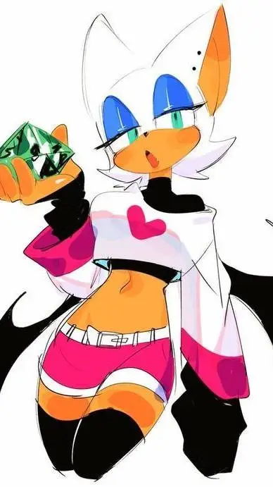 ai character: Rouge the bat background