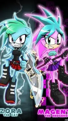 ai character: Rockstars Sonic background