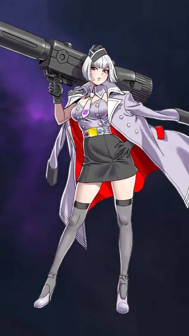 ai character: Female Megatron background