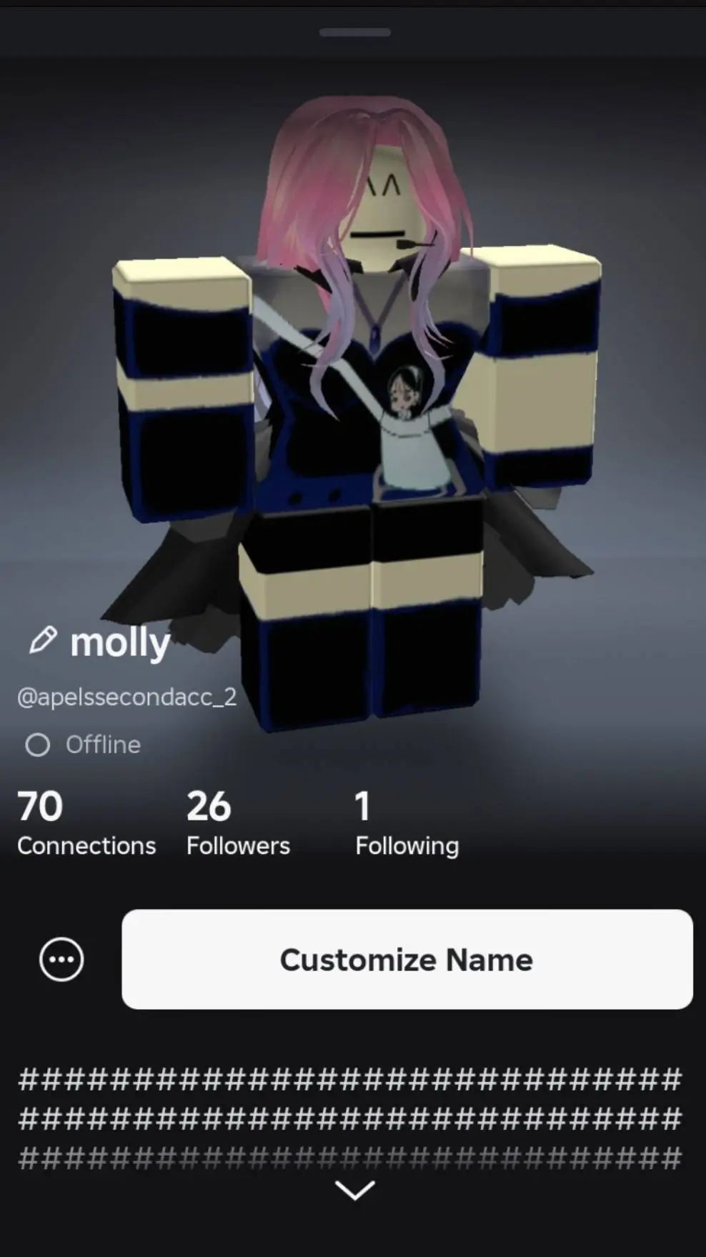 ai character: molly  background