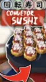 ai character: Roblox Sushi - Yum background