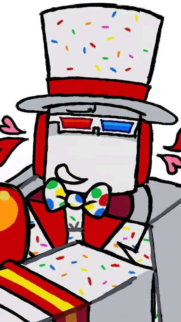 ai character: Graceifty(cake boy background