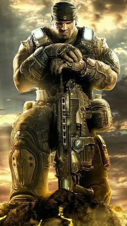 ai character: Marcus Fenix background
