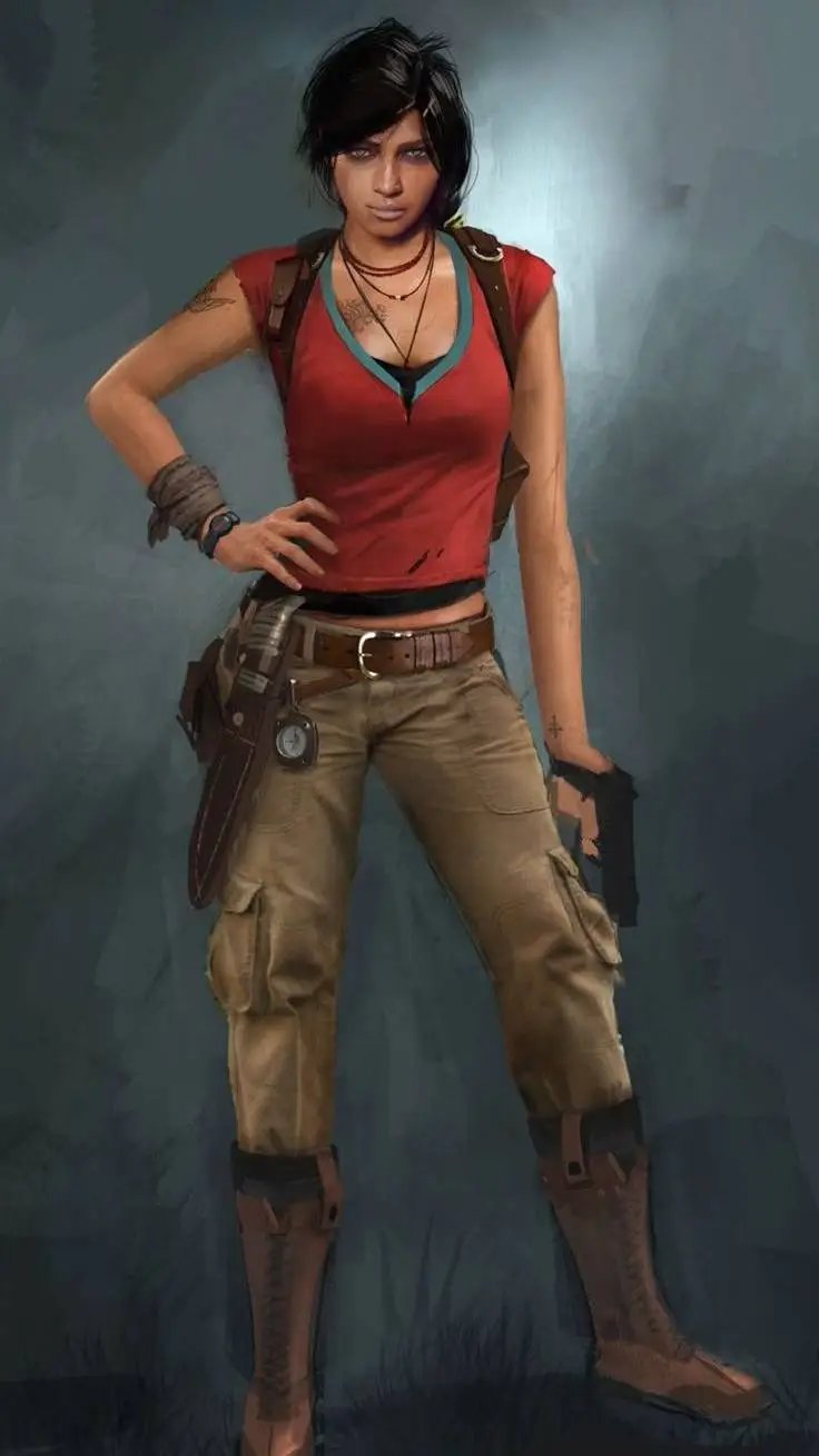 ai character: Chloe Frazer background