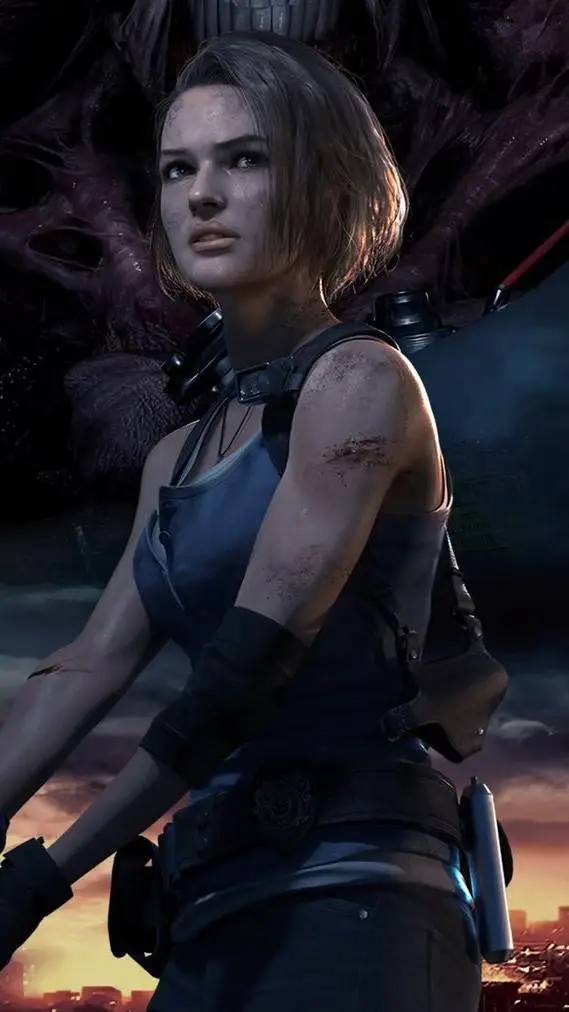 ai character: Jill Valentine background