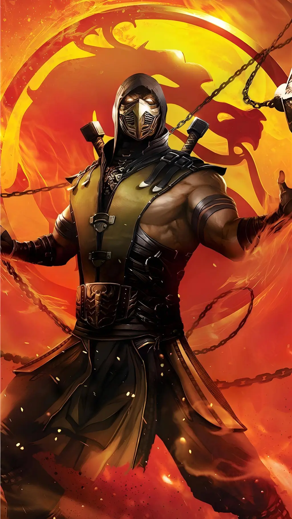 ai character: Scorpion background