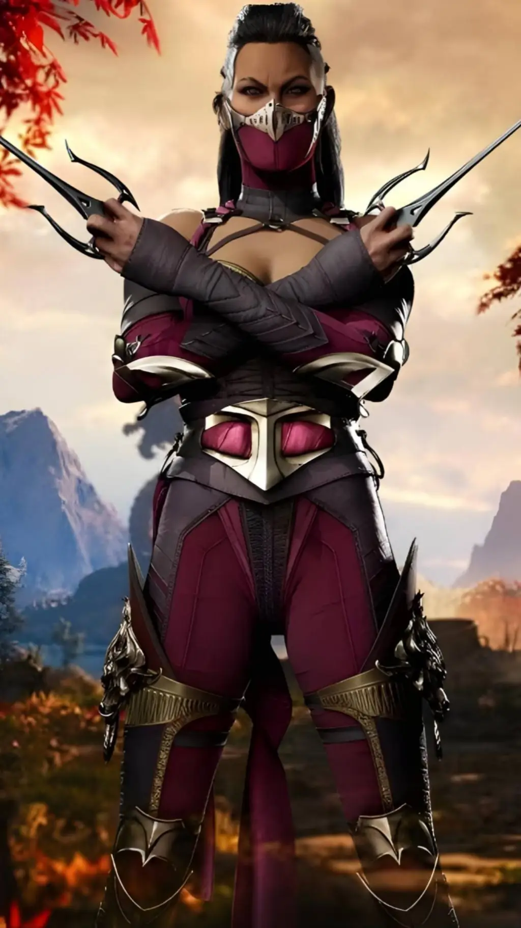 ai character: Mileena (MK1) background
