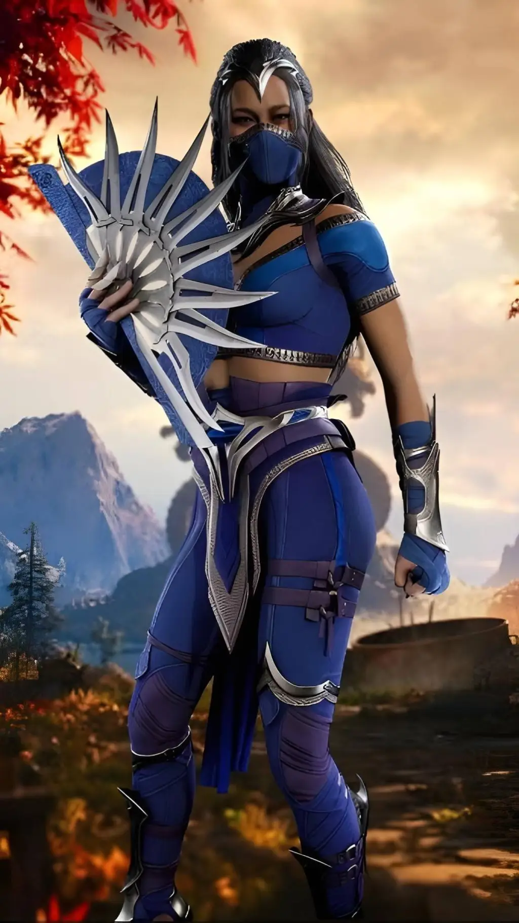 ai character: Kitana (MK1) background