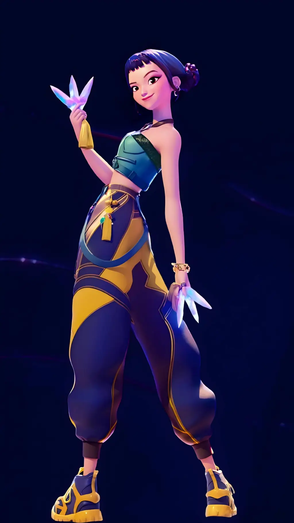 ai character: Zoey background